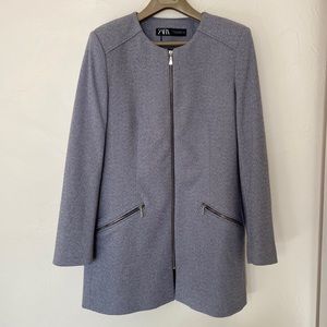 NWT ZARA Textured Coat Size XL